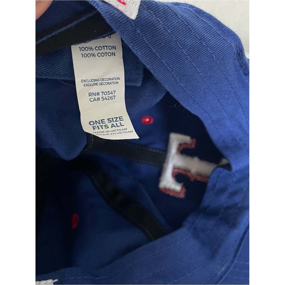 Texas Rangers Kids Baseball Hat Blue Fan Favorite MLB Adjustable Cap One Size - Picture 2 of 10